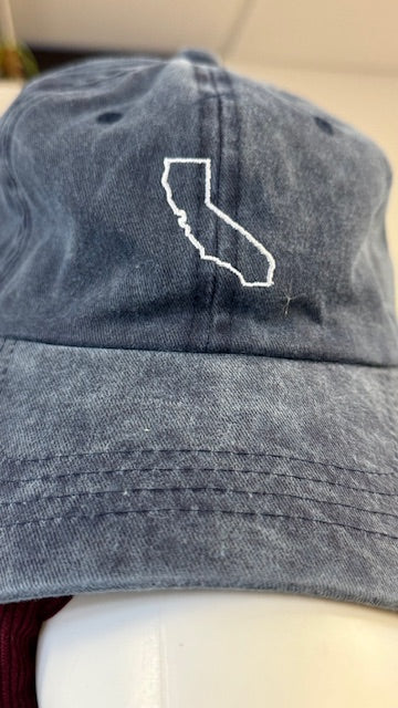 California Map Dad Hat- LAST ONE