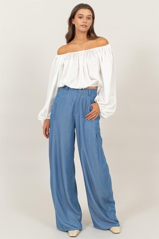 Identity Biz High Waist Woven Pants