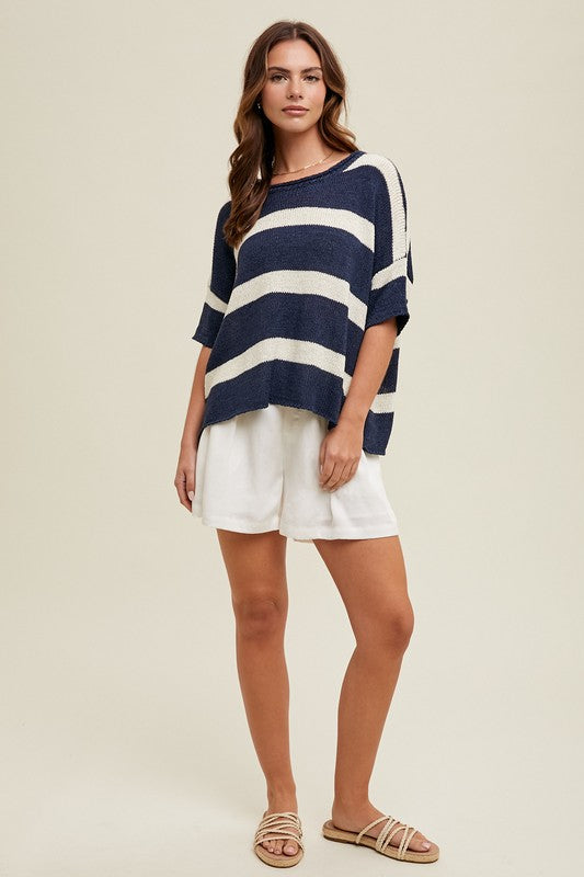 Nautical Stripe Delight Sweater