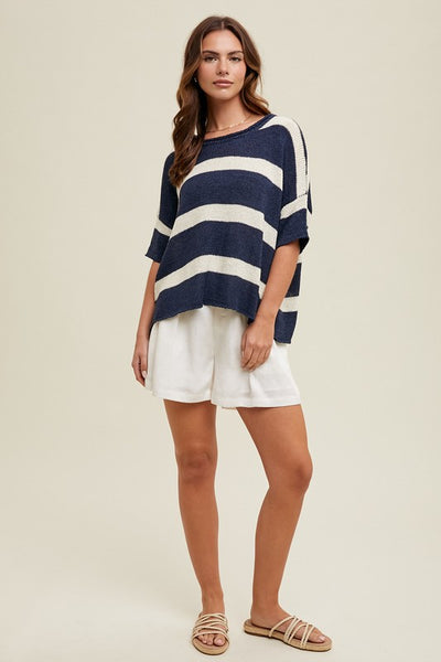 Nautical Stripe Delight Sweater