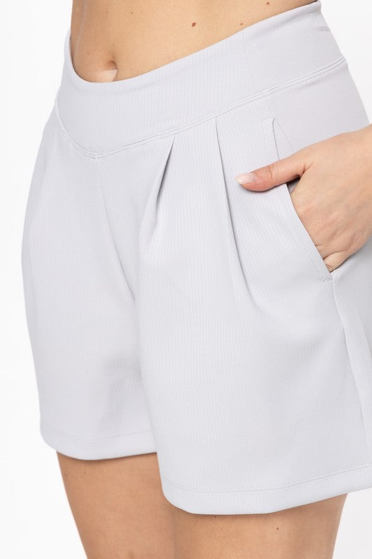 Identity Biz Pleated Workwear Shorts