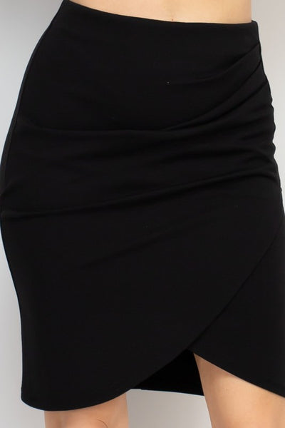 Identity Biz Wrap Skirt