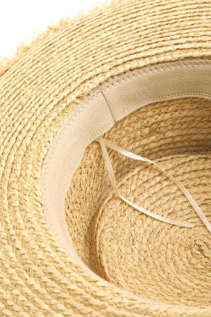 Seashell Straw Woven Cowboy Hat
