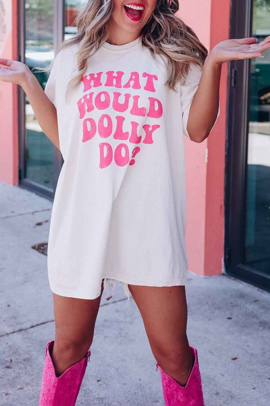 What Would Dolly Do Boyfriend Tee