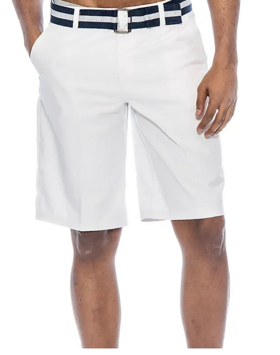 Bahama Belt Shorts- White