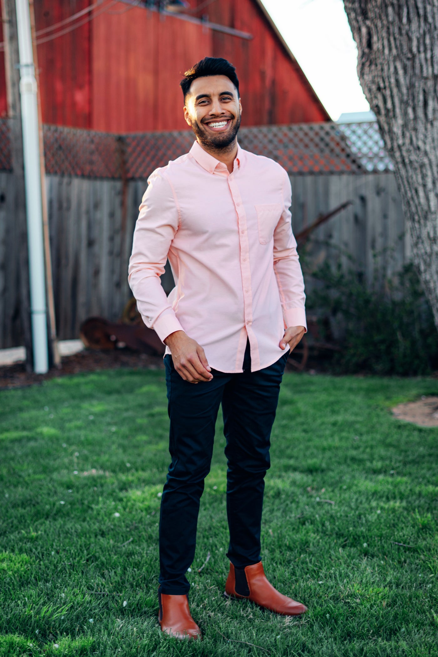 Erik Peach Long Sleeve