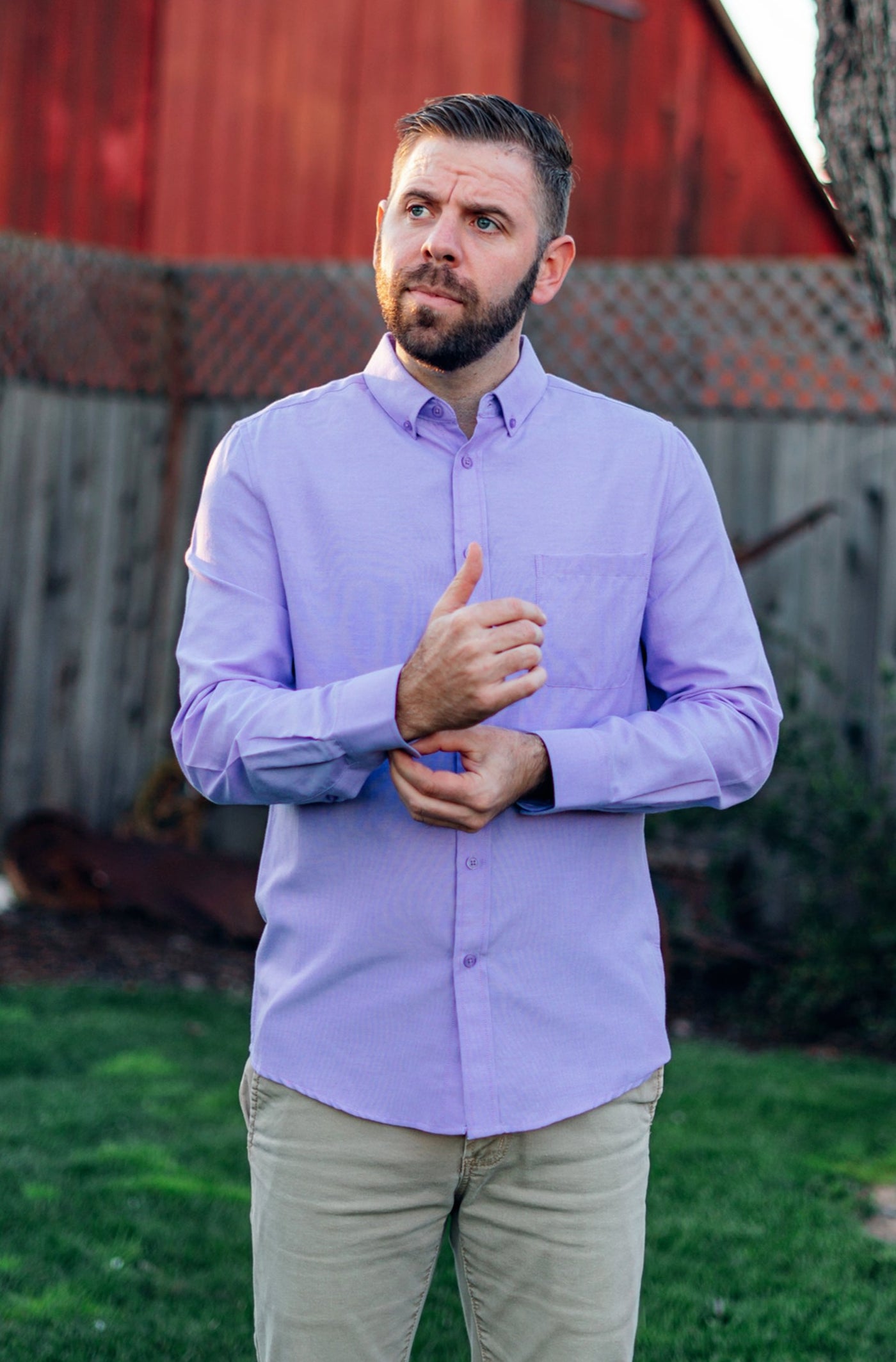 Erik Purple Long Sleeve