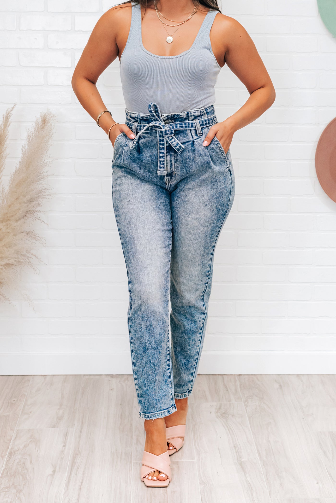 Love Maze Paper Bag Jeans