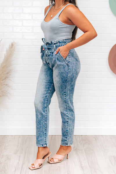 Love Maze Paper Bag Jeans