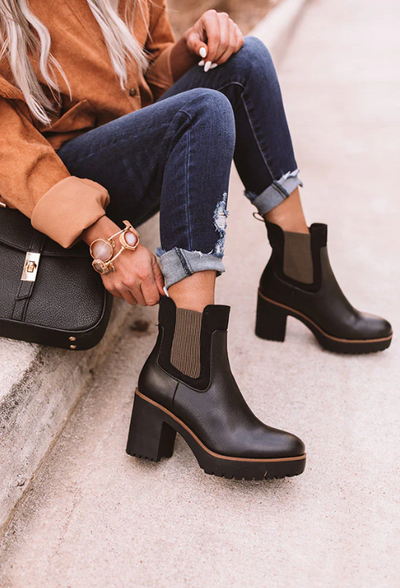 Good Day Chelsea Boot in Black - By Chinese Laundry