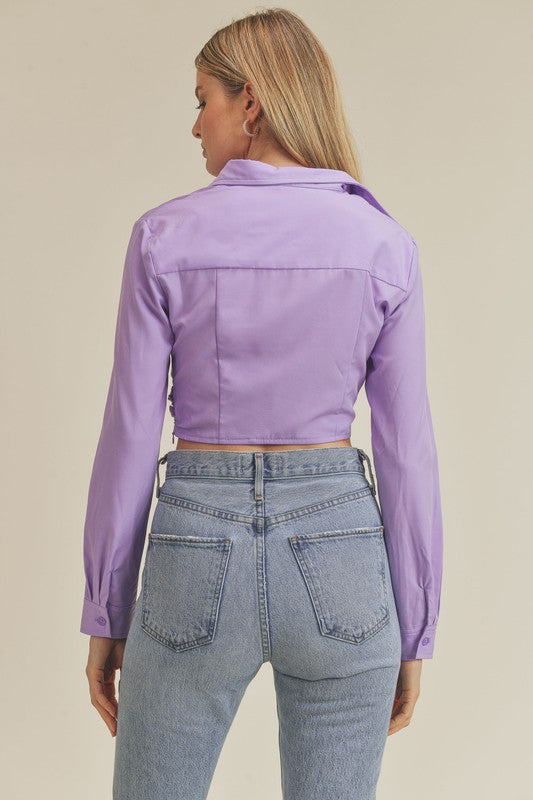 Coqueta Long Sleeve in Lavender