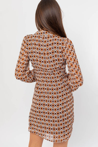 Retro Revival Wrap Dress