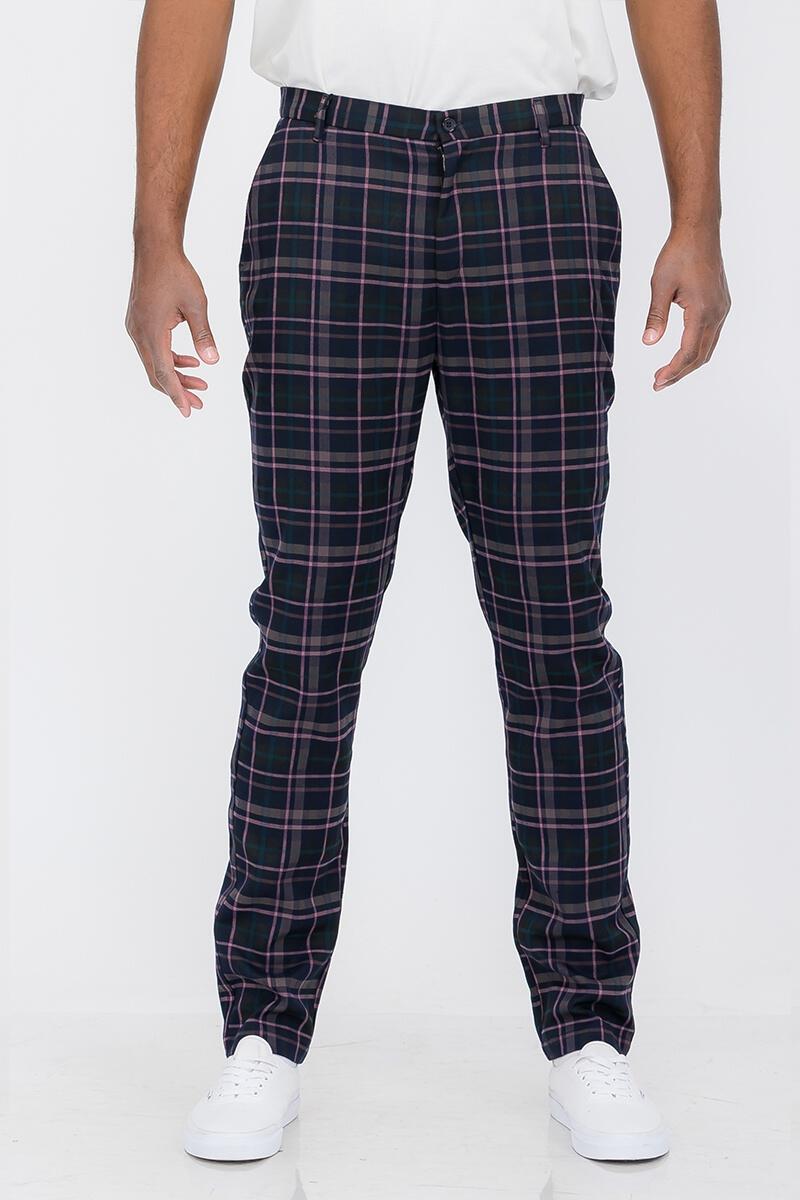 Finn Plaid Trousers