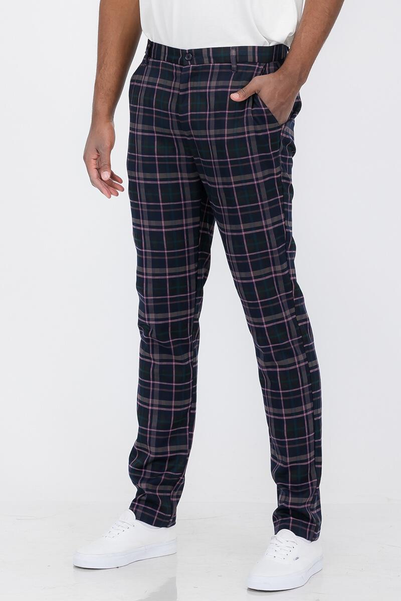 Finn Plaid Trousers