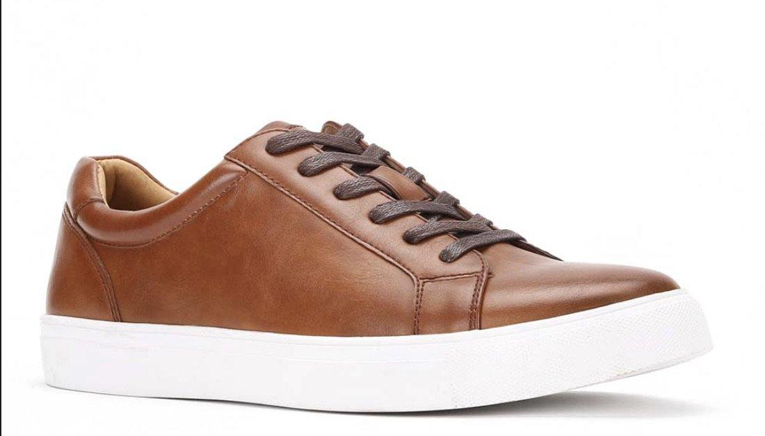 Jaxson Cognac Low Top Sneaker - Identity Boutique