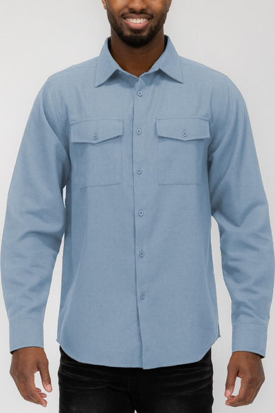 Jesse Light Blue Flannel