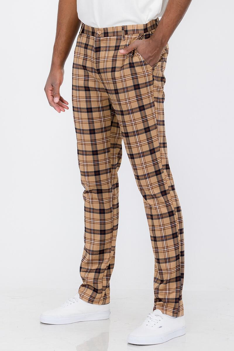 Liam Plaid Trousers