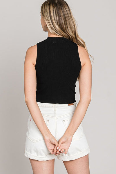 Marseille Mock Neck Tank
