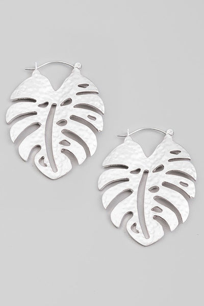 Obliqua Earrings- Silver