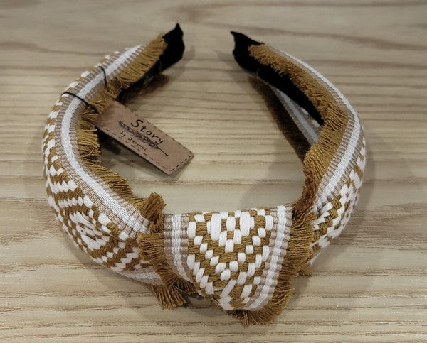Fashion Knotted Printed Headband