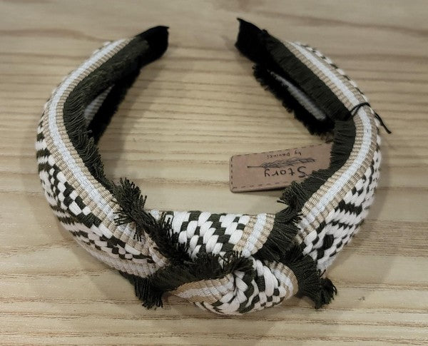 Fashion Knotted Printed Headband