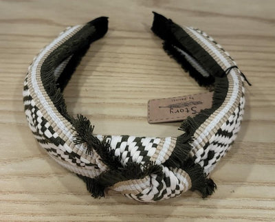 Fashion Knotted Printed Headband