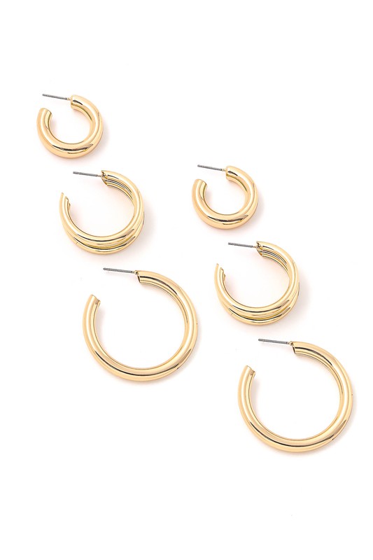 Tubular Fashion Hoop Earrings